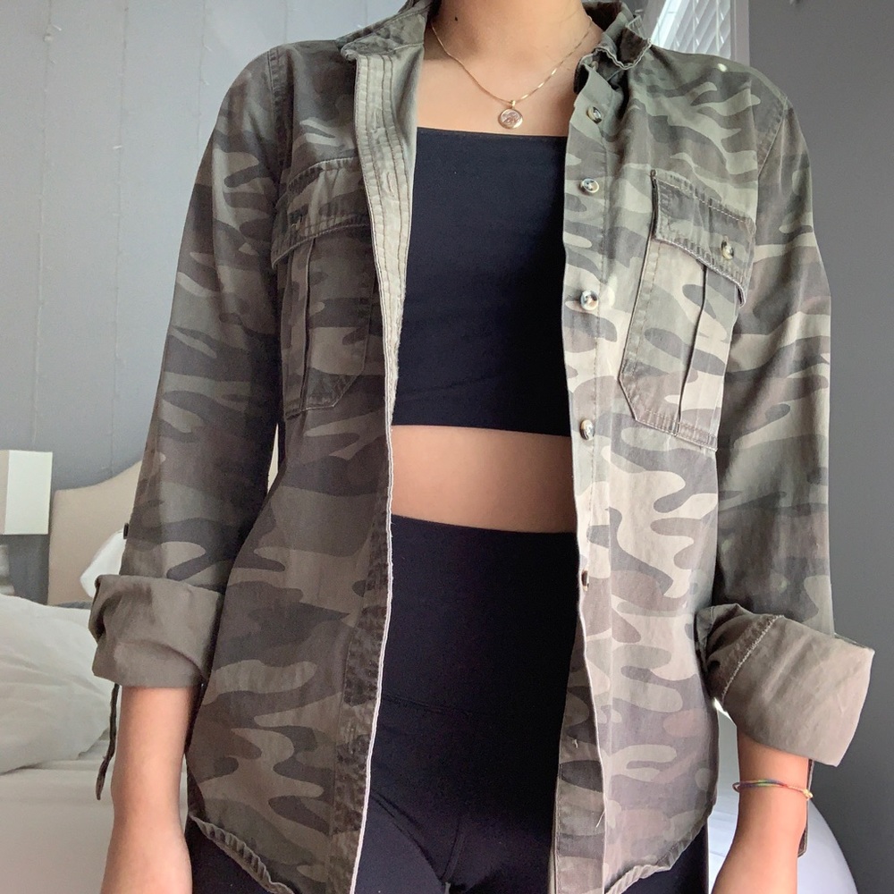 green camo jacket